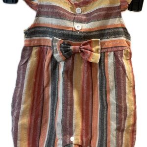Striped Multicolor Baby Romper